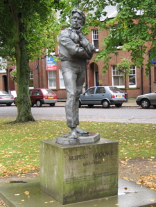 [An image showing Rupert Brooke Statue]